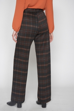 TROUSERS ST.967 TERRACOTTA CHEC