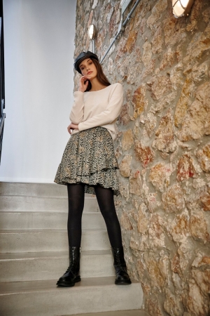SKIRT ST.9124 TIGER PRINT