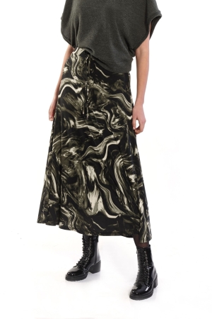SKIRT ST.9217 MARBLE PRINT