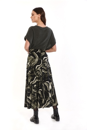 SKIRT ST.9217 MARBLE PRINT