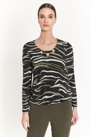 SHIRT ST. 9234  KHAKI RIPPLES