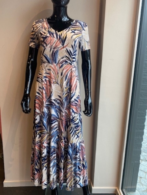 DRESS ST. 9003 CORAL INDIGO PRINT
