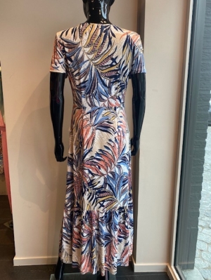 DRESS ST. 9003 CORAL INDIGO PRINT