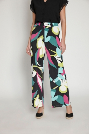 TROUSERS ST. 103 COLOR BLOCK PRINT