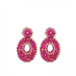 Olivia Earrings Fuchsia fuchsia